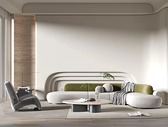 Modern Sofa Coffee Table Combination Sofa Coffee Table 3d model