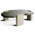 Modern Coffee Table Designs Featuring Wooden Legs And Round Top Surfaces
