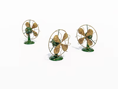 Old electric fan, old object 3d model Old electric fan, old object 3d model