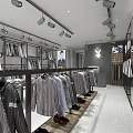 Modern PLUVOGY Clothing Store Interior With Fashion Displays And Mannequins