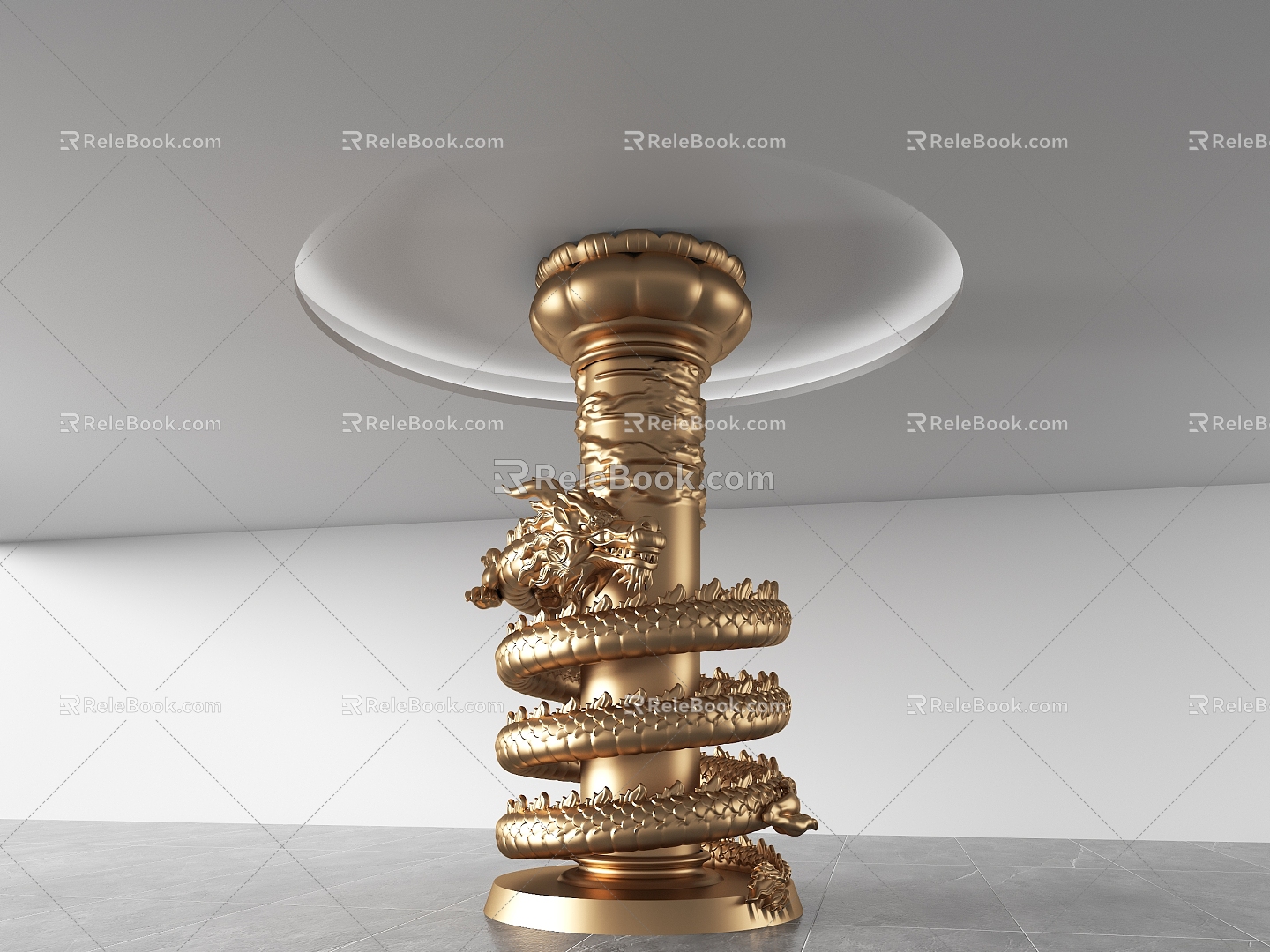 Modern Column 3d model