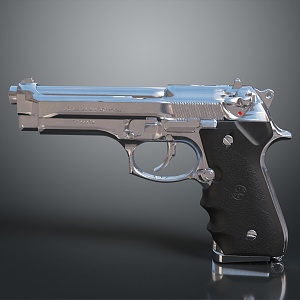 pistol semi-automatic pistol automatic pistol modern weapon hot weapon hot weapon gun military 3d model