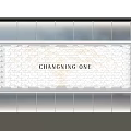 Modern Window Shopping Mall Window Creative Light Box Window Modeling Flower Window 3d model