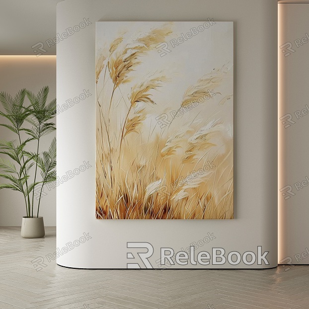 Quiet Wind Decorative Painting model