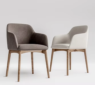 Modern Dining Chair Single Chair Dining Chair 3d model