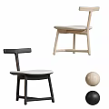 Sleek Modern Dining Chairs In Black And Light Tones With Wooden Frames And Comfortable Seats