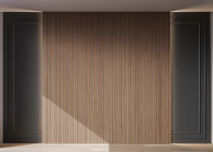 Middle Ancient Model Wall Decoration Background Wall Panel Wall Trim Panel 3d model