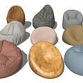 Comfortable Bean Bag Chairs In Various Colors For Living Room Home Decor