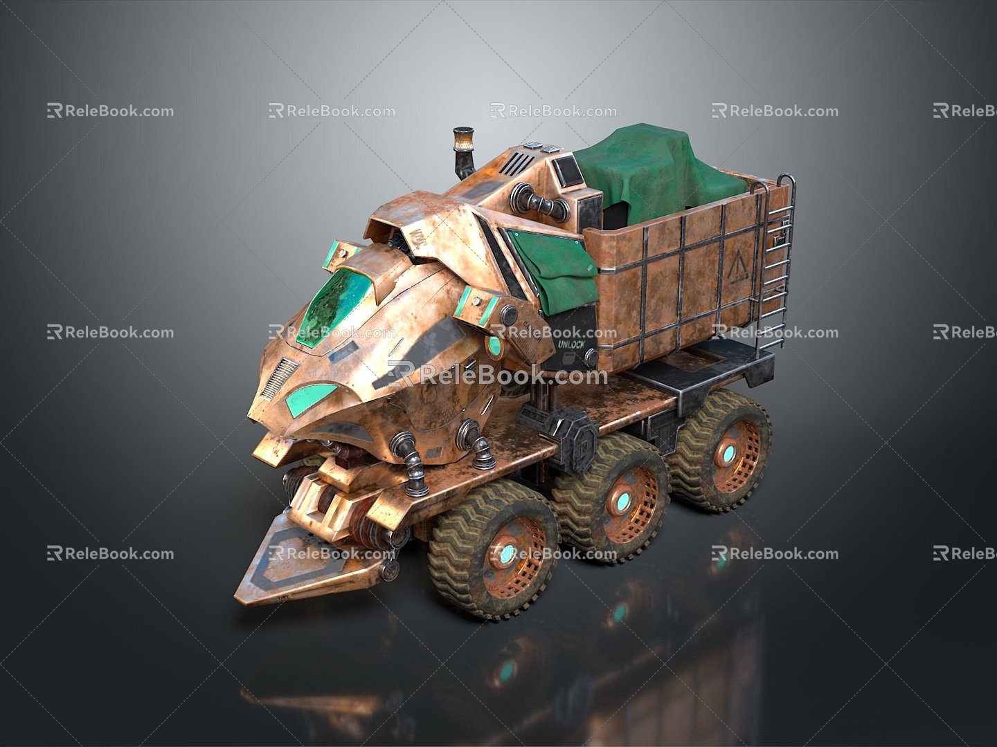 Self-made armed car modified car modified car chariot chariot doomsday car self-made car self-made car modified car 3d model