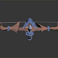 Crossbow Mechanical Crossbow Shift Bow and Arrow Shoot Far Equipment Weapons High-tech Crossbow 3d model