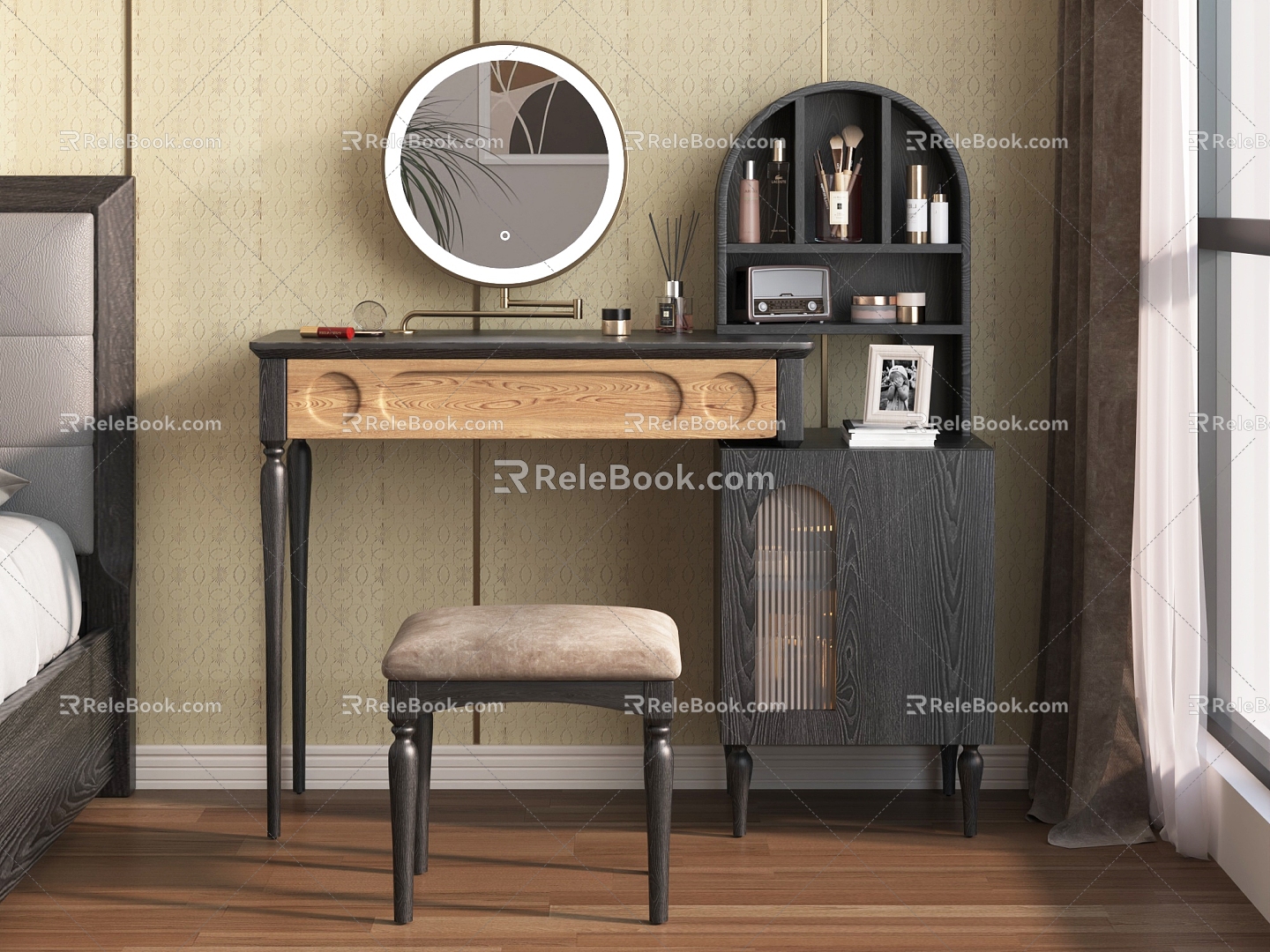 Dressing Table Dressing Table Modern European Italian Style Dressing Table 3d model