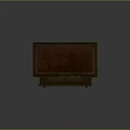 Vintage Wooden Entryway Console Cabinet With Multiple Drawers And Decorative Knobs