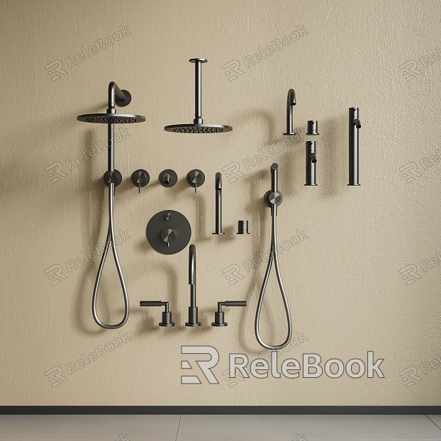 Shower Shower Combination Faucet Toilet model