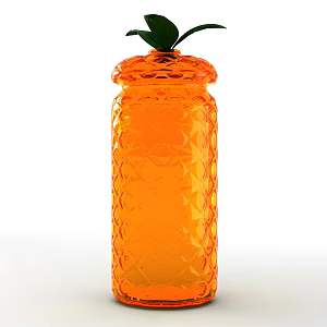 Ceramic Vase Pineapple Vase 3d model