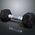 Hexagonal Metal Dumbbell With Textured Grip For Fitness Training Equipment