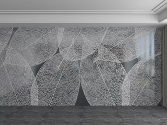 Modern background wall 3d model