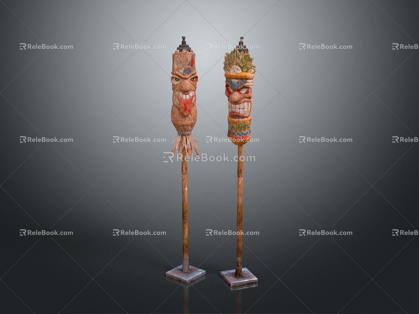 Ruins Relics Maya Ruins Maya Totem Totem Tribal Totem Ancient Ruins Ancient Cultural Relics 3d model