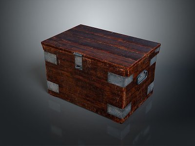 Boxes, Boxes, Luggage, Wooden Boxes and Containers Realistic 3d model