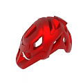 Red Sports Helmet Design With Ventilation Holes And Lightweight Structure