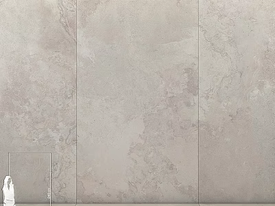 Gray Stone Wall Components With Modern Textured Surface For Interior Design 3d model