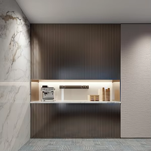 office coffee tea cabinet 3d model