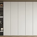 Modern Wardrobe Interior Design With Open Shelves And Storage Solutions 3d model
