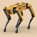 robot dog mechanical dog robot intelligent robot simulation robot 3d model