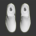 Daily Life Essentials White Canvas Slip On Shoes For Casual Comfortable Wear