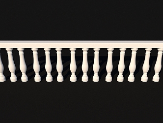 Modern Balustrade Vase Post 3d model