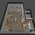 Justzzu Clothing Store Interior Featuring Mannequin Clothing Racks Wooden Flooring Brick Wall And Display Counter