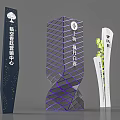 Modern Spiritual Fortress Design With Geometric Structure And Purple Lighting Accents