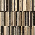Natural Wooden Plank Wall Design With Textured Pattern And Modern Style
