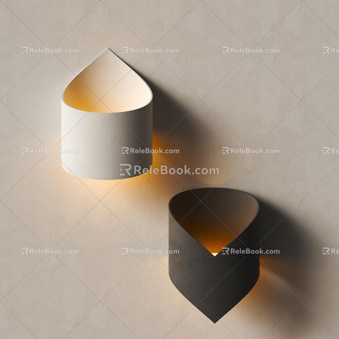 Modern wall lamp 3d model