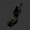 Natural Wooden Stone Stacked Decor Piece With Earthy Tones And Rough Texture For Home Interior