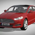 Red Modern Sedan With Sleek Exterior Design And Alloy Wheels