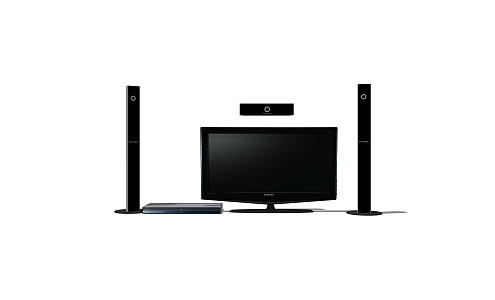 Living room LCD TV stereo combination 3d model