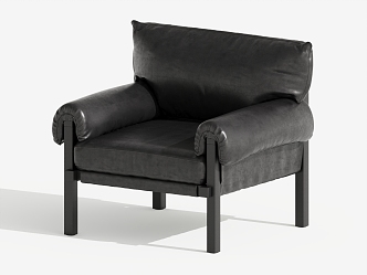 Modern Single Sofa Single Chair Leisure Chair 3d model