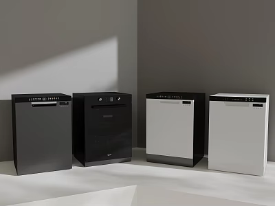 Modern Dishwasher Appliances 3d model