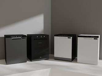 Modern Dishwasher Appliances 3d model