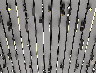 Modern Downlights And Spotlights With Various Styles For Ceiling Lighting Design 3d model