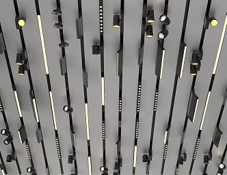 Modern Downlight Spotlight Magnetic Light Track Light 3d model