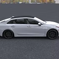 White Kia Sedan With Black Roof Black Wheels And Modern Sporty Exterior Design