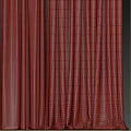 Gray Curtains With Sheer Panels And Window View For Home Decoration
