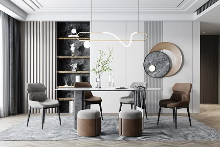 Modern Restaurant 3d model