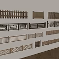 Different Styles Of Wooden Fence For Garden Outdoor Decoration And Privacy