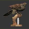 Modern Eagle Carving 3d model