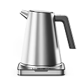 Essential Modern Kitchen Appliances With Stainless Steel Mixer Kettle Hand Blender And Toaster
