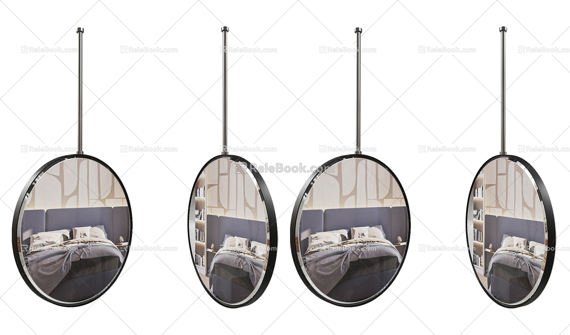 Modern Hanging Mirror Dressing Mirror Bathroom Mirror Abyss Mirror Cosmetic Mirror Dressing Mirror model