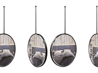 Modern Hanging Mirror Dressing Mirror Bathroom Mirror Abyss Mirror Cosmetic Mirror Dressing Mirror model