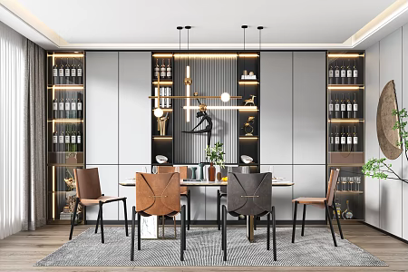 Modern Restaurant 3d model